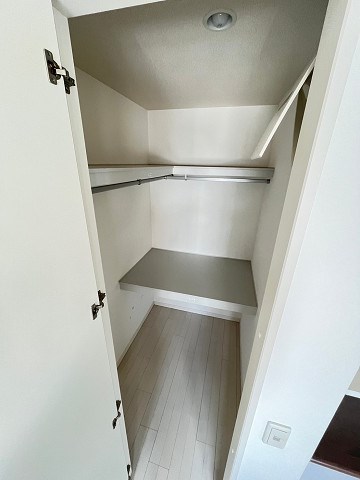 収納　大容量のウォークインクローゼット♪