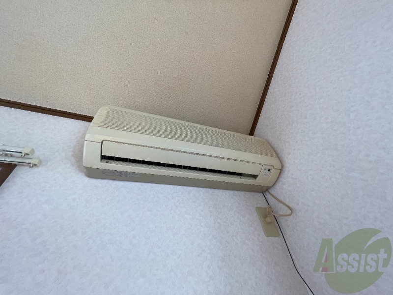 その他設備　エアコンが付いていました。寒暖対策もバッチリです。