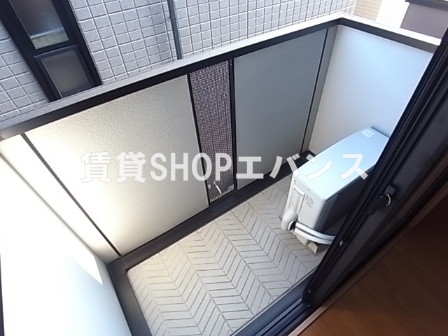 バルコニー　落ち着いた時間を過ごせるバルコニーです