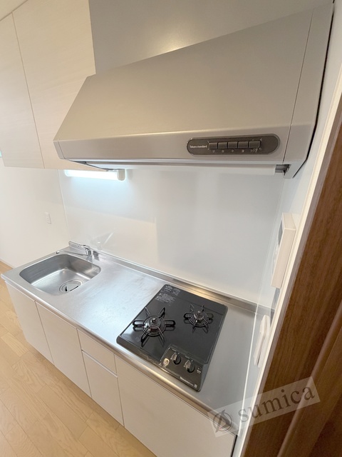 キッチン　２口システムキッチンでお料理楽しく♪♪