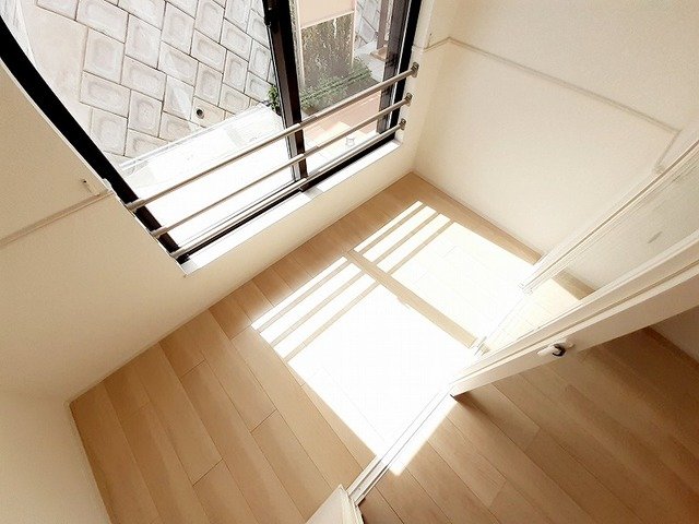 バルコニー　広々としたバルコニーです