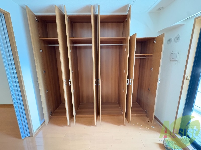 収納　お部屋を広く使える、頼もしい収納力が魅力です。