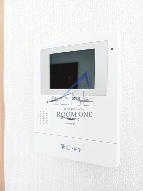 セキュリティ　モニター付きインターホンです。