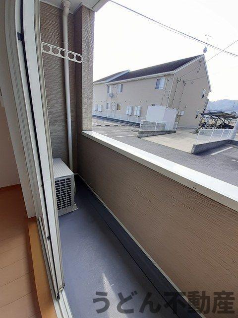 バルコニー　うどん県のお部屋探しはうどん不動産へ うどんちゃんとLINE