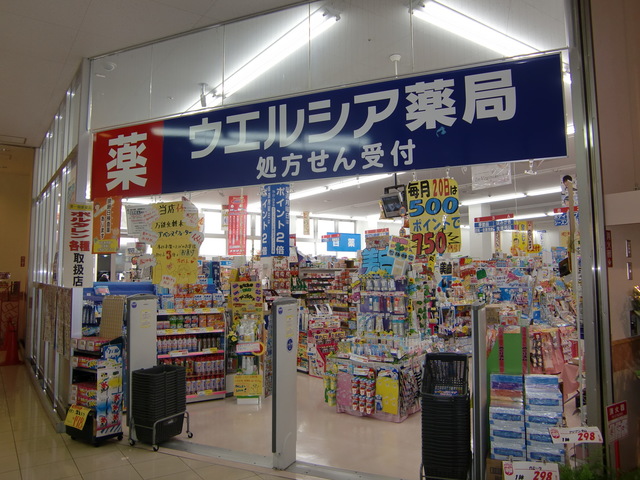 ドラックストア　ウエルシア薬局足立加平店（ドラッグストア）まで1106m