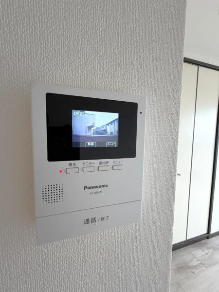 セキュリティ　モニター付きインターフォン