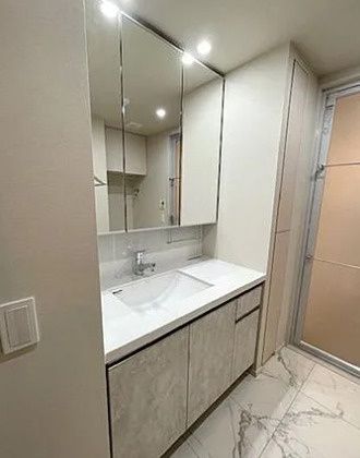 洗面設備　別タイプ部屋　参考写真です