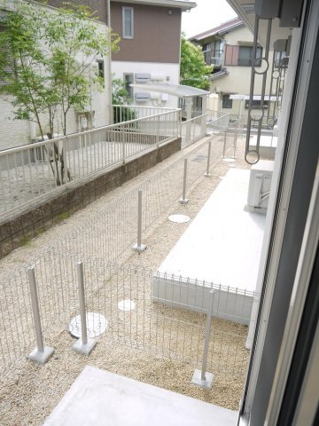 バルコニー　庭