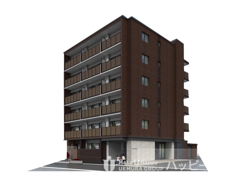 建物外観　グラン　ソレイユ大橋　外観パース