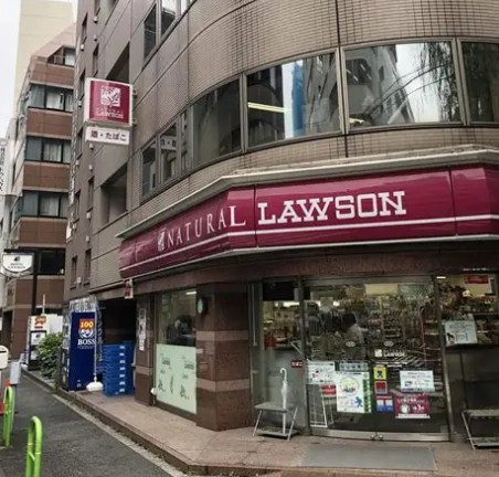 コンビニ　ナチュラルローソン新橋六丁目店（コンビニ）まで74m