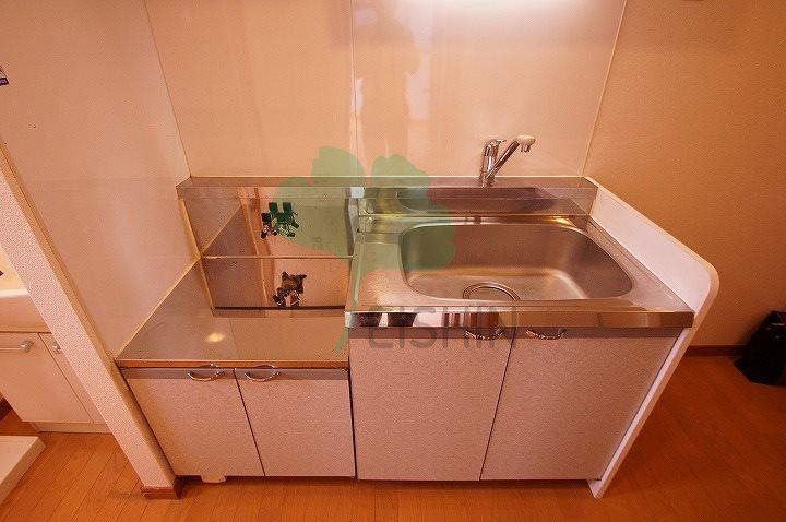 キッチン　シンプルな清潔感のあるキッチンです！