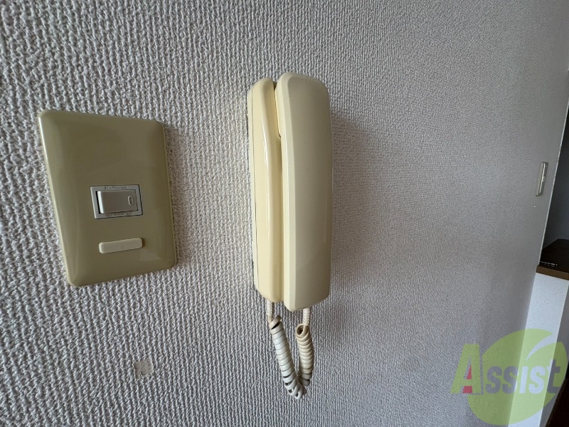 セキュリティ　来客時にはこちらのチャイムが鳴りますよ。