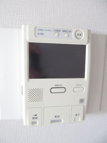 セキュリティ　ＴＶモニタ付インターホン　※内装前