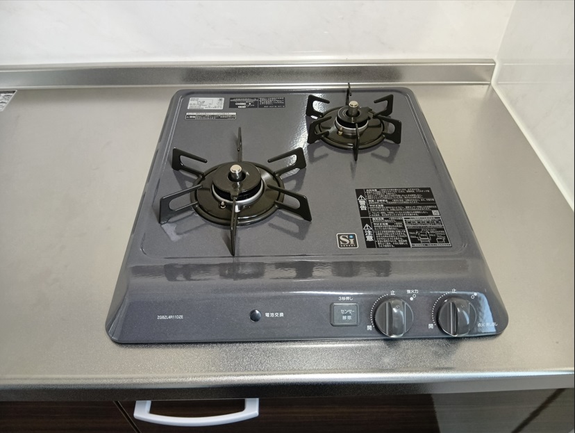 キッチン　２口コンロ