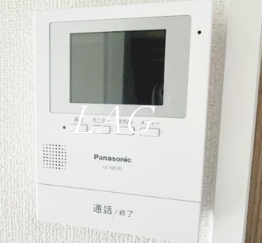 セキュリティ　モニター付きインターホンです。