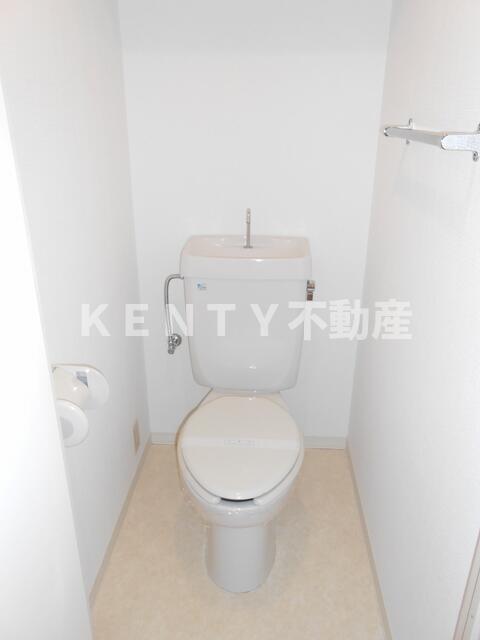 トイレ　ゆったりとした空間のトイレです