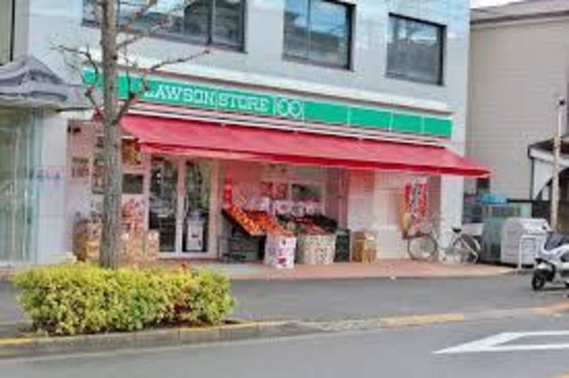 コンビニ　ローソンストア100中葛西店（コンビニ）まで446m