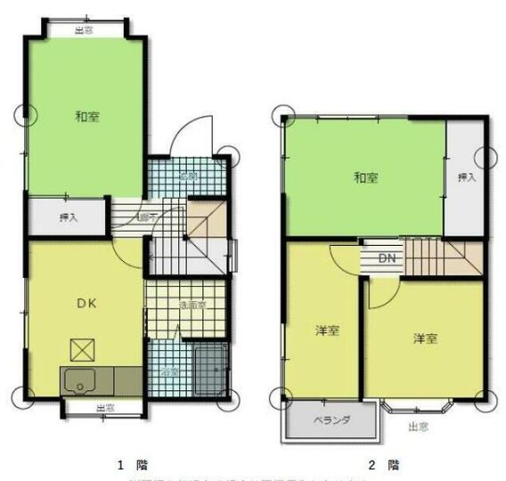 汲沢戸建の間取り写真