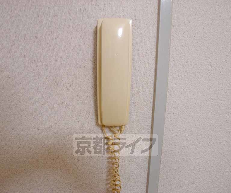 セキュリティ　来客も安心です。