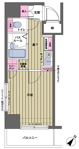 トーシンフェニックス日本橋三越前の間取り写真