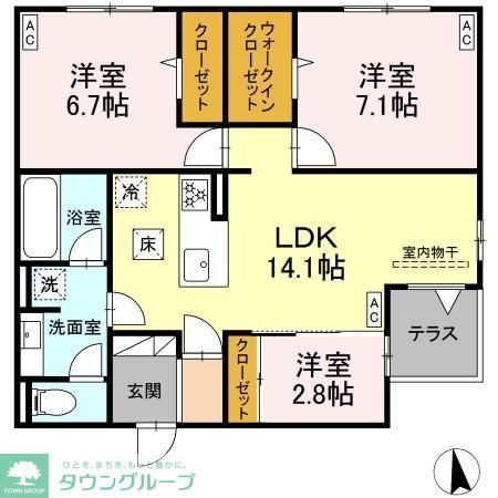 Asset-Court富士見台の間取り写真