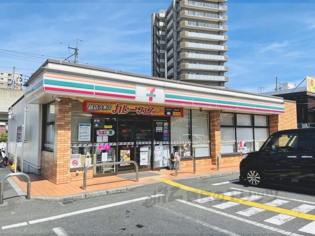 コンビニ　セブンイレブン京田辺三山木店（コンビニ）まで600m