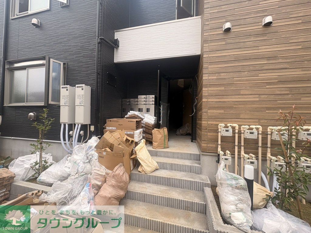 エントランス　建築中