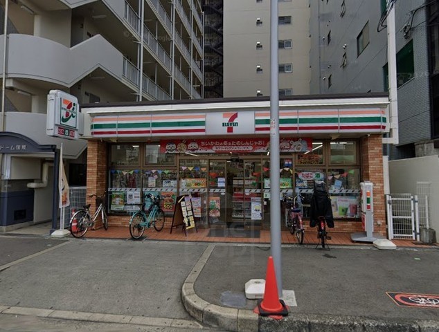 コンビニ　セブンイレブン　大阪東淀川駅前店（コンビニ）まで503m