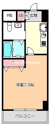 CASSIA天王寺東の間取り写真