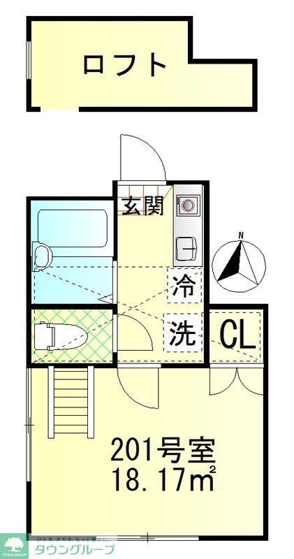 レジデンツ本蓮沼の間取り写真