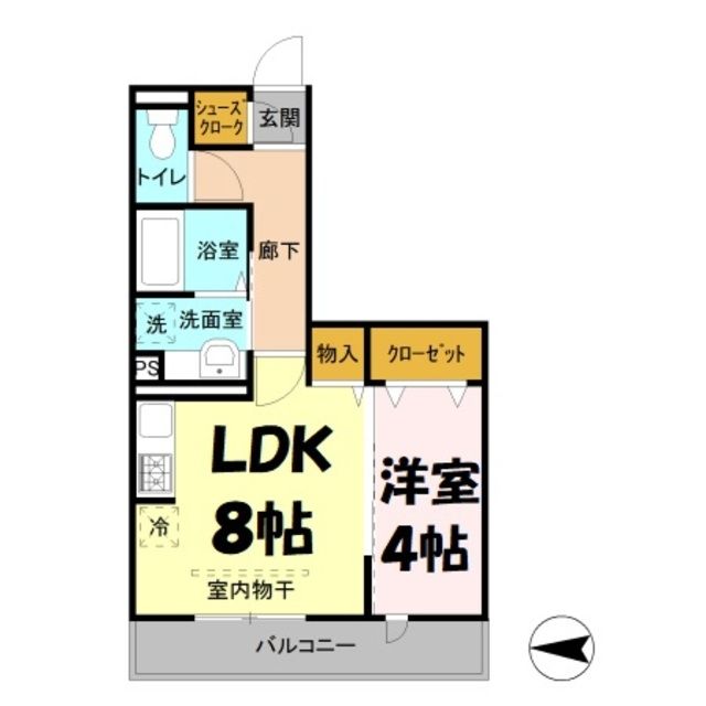 CARRIBEAN APARTMENTの間取り写真