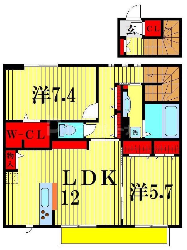 ブリエIIIの間取り写真