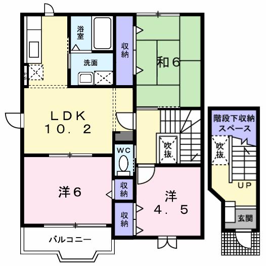 オリオンAの間取り写真