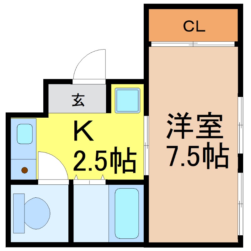 地下鉄鶴舞線 大須観音駅 徒歩5分 4階建 築61年の間取り写真