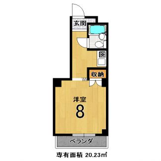 マンション都の間取り写真