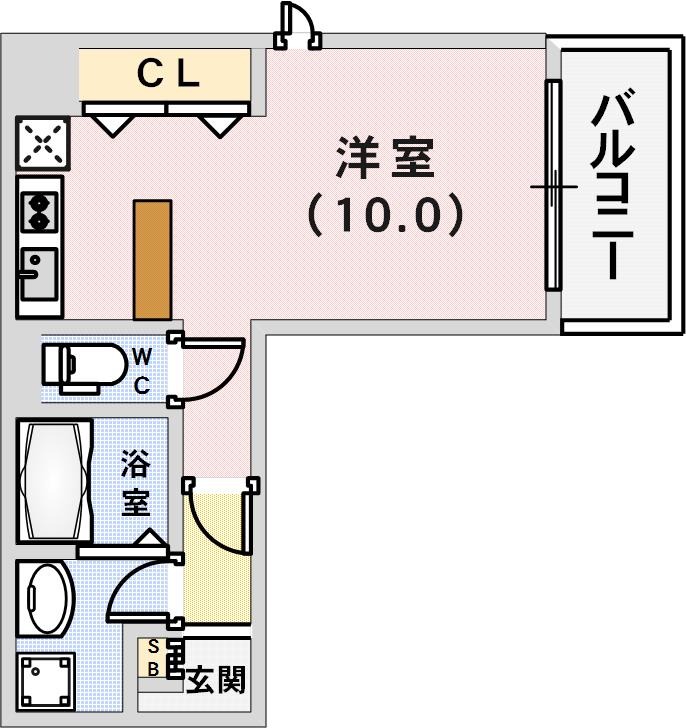 メゾンアイリスの間取り写真