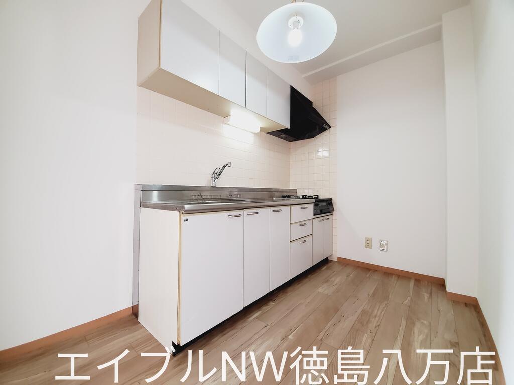 ＪＲ牟岐線 阿波富田駅 徒歩47分 3階建 築24年のキッチン写真