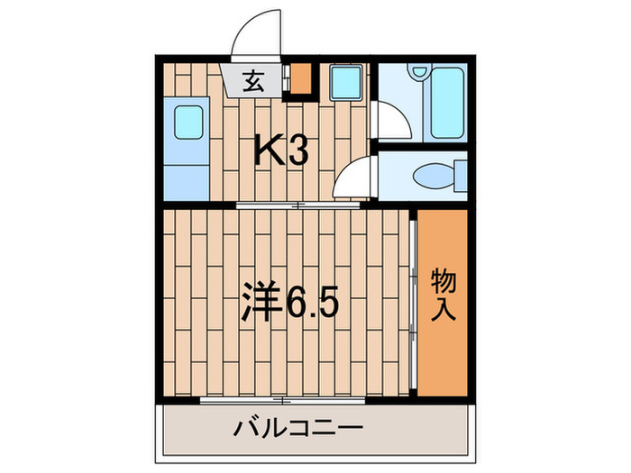 みなともハイツ旗の台の間取り写真