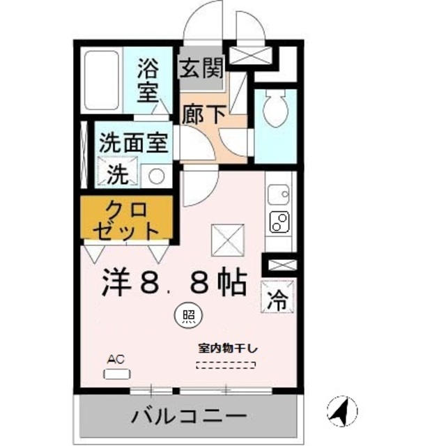 阪急伊丹線 稲野駅 徒歩7分 3階建 築20年の間取り写真
