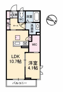 下関市 3階建 築10年の間取り写真