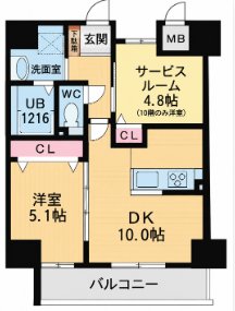 LIFEMENT UJINANISHIの間取り写真