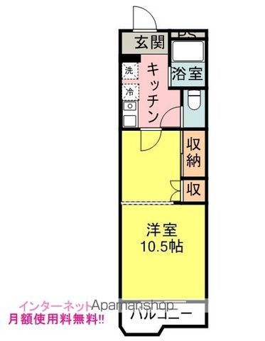 ベルセゾンの間取り写真