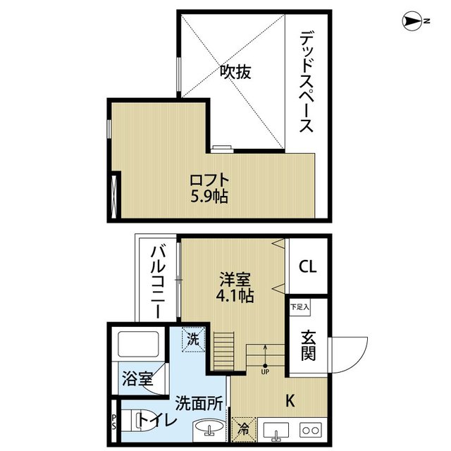近鉄大阪線 弥刀駅 徒歩15分 2階建 築12年の間取り写真