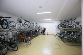 駐車場　駐輪場です。