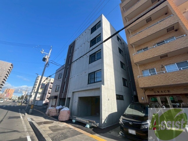 建物外観　札幌市東区北２３条東「Ａｍ　ｂｕｉｌｄｉｎｇ　０５」
