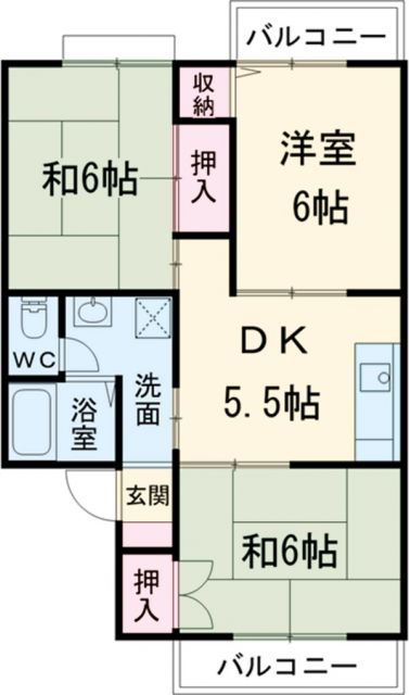 ガーデンパレス宮下の間取り写真