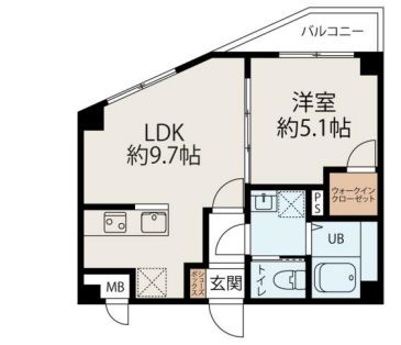 コネクトパークヒルズ新田町の間取り写真