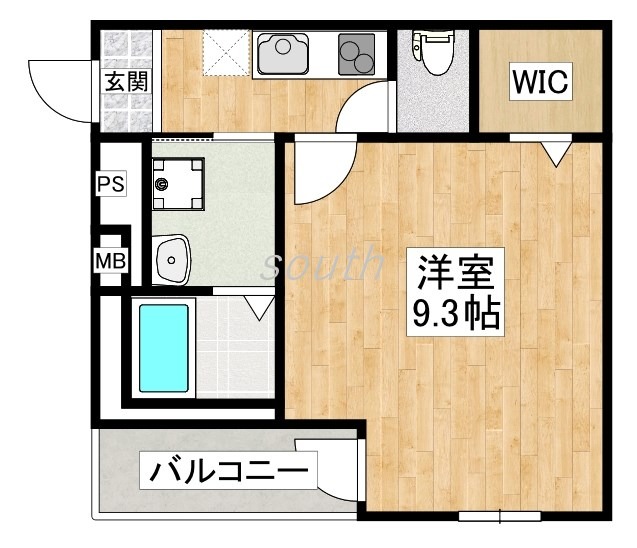 フジパレス出来島WESTV番館の間取り写真