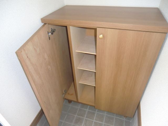 その他設備　下駄箱完備の玄関スペースです