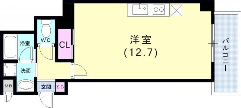 インペリアル新神戸の間取り写真